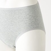 インド綿フライス編みハイライズショーツ 婦人ｓ グレー ショーツ 婦人 レディース 通販 無印良品
