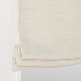 ポリエステル二重織プレーンシェード用生地（防炎・遮光性）／アイボリー