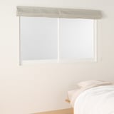 ポリエステル二重織プレーンシェード用生地（防炎・遮光性）／アイボリー