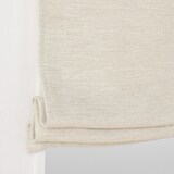 ポリエステル二重織プレーンシェード用生地（防炎・遮光性）／アイボリー