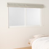 ポリエステル二重織プレーンシェード用生地（防炎・遮光性）／アイボリー