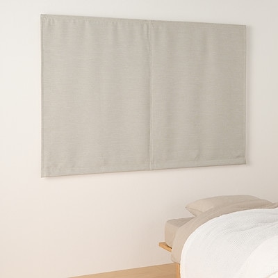 ポリエステル二重織プレーンシェード用生地（防炎・遮光性）／ベージュ