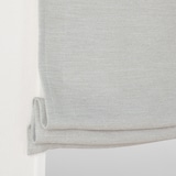 ポリエステル二重織プレーンシェード用生地（防炎・遮光性）／ライトグレー