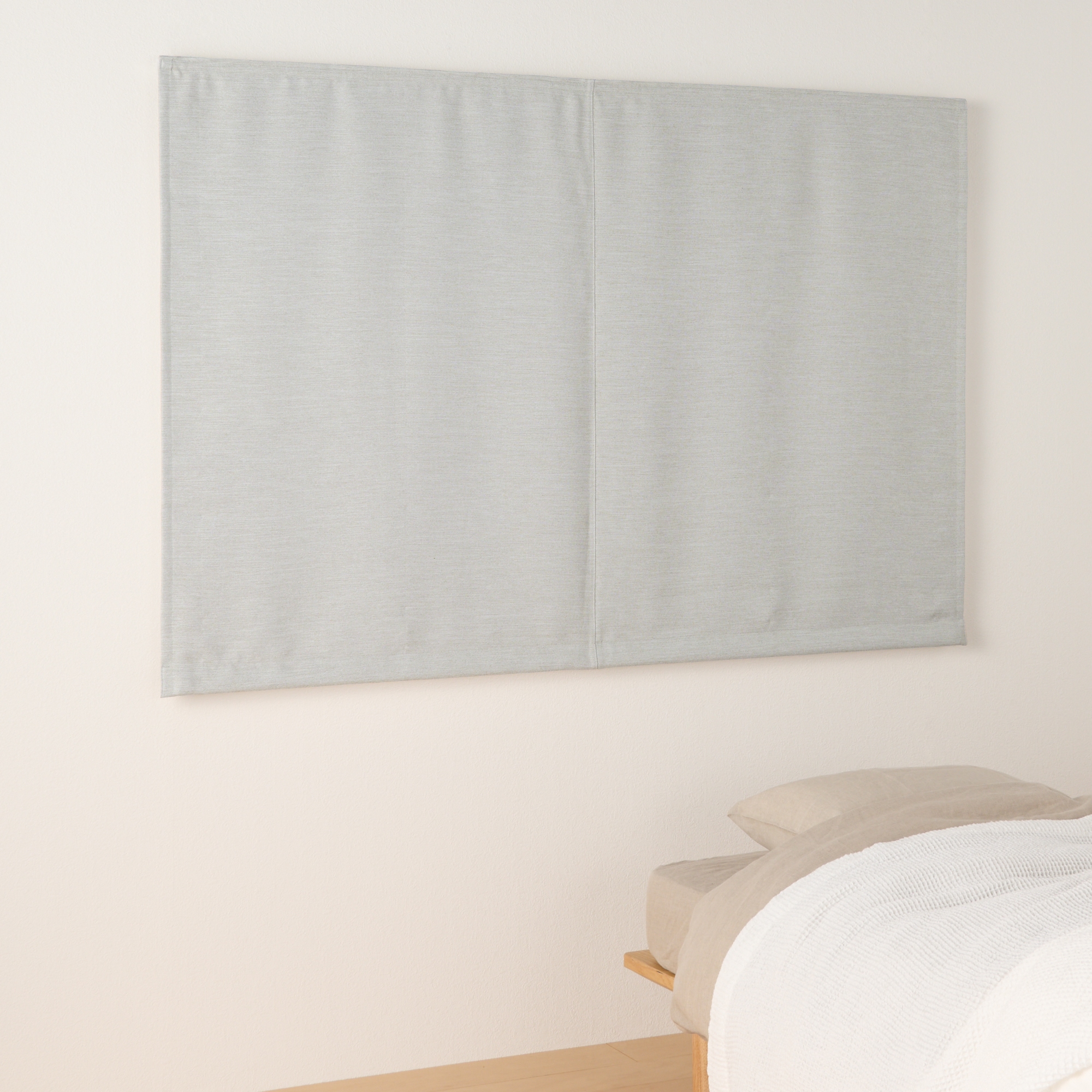 ポリエステル二重織プレーンシェード用生地（防炎・遮光性）／ライト