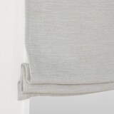 ポリエステル二重織プレーンシェード用生地（防炎・遮光性）／ライトグレー