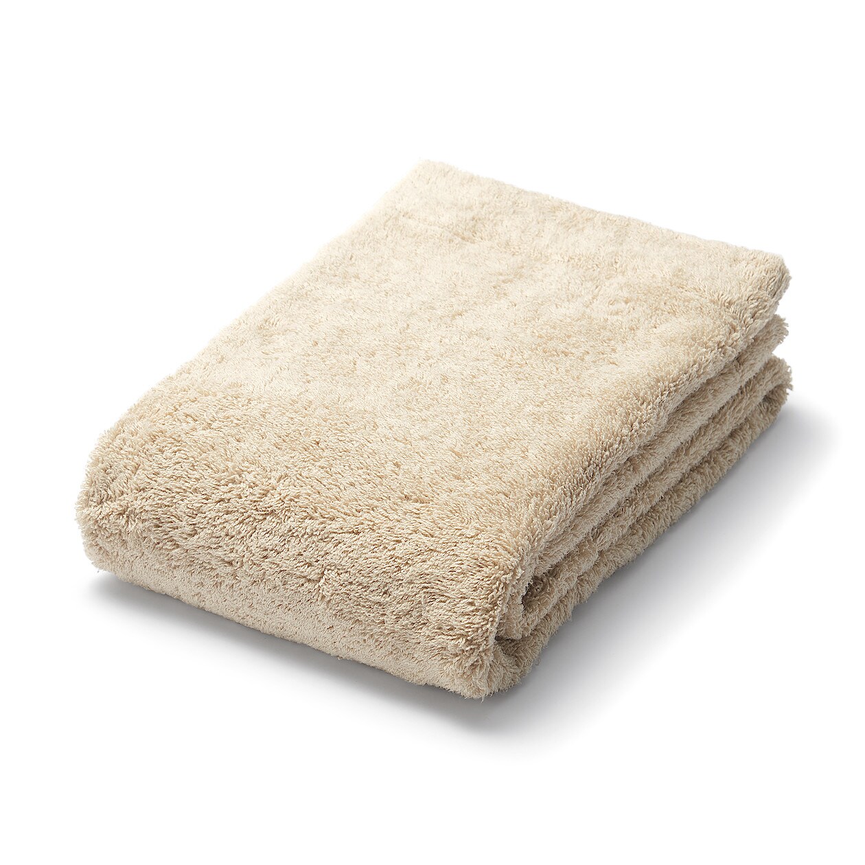 綿パイルスモールバスタオル 厚手 ベージュ ６０ １２０ｃｍ スモールバスタオル 通販 無印良品