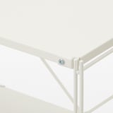 スチールユニットシェルフ　ワードローブセット　ライトグレー