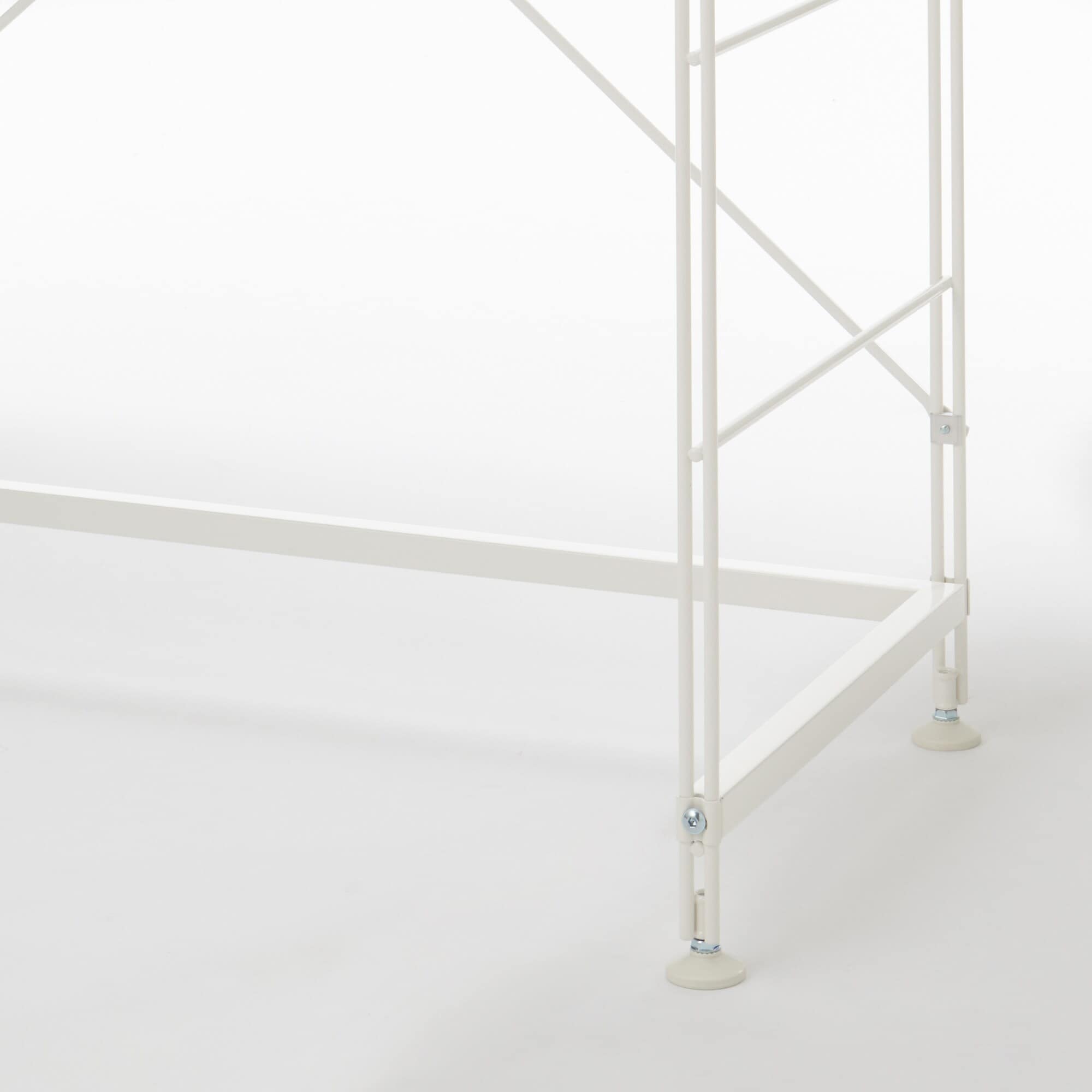 スチールユニットシェルフ　ランドリーセット　ライトグレー