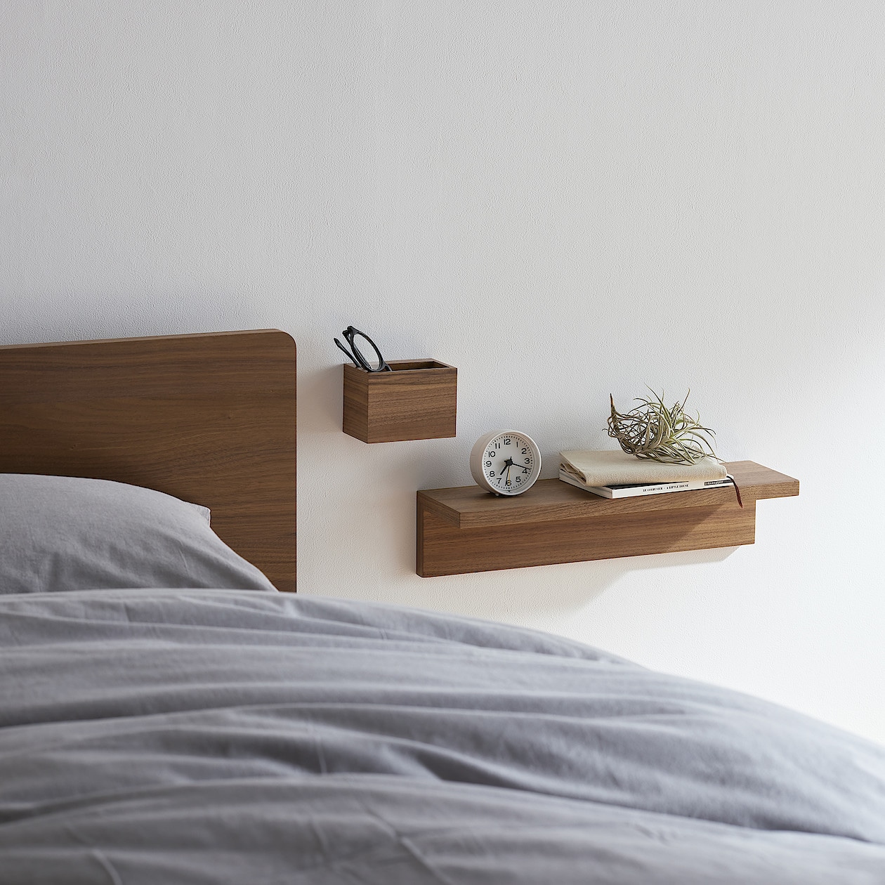 無印良品 壁に付けられる家具 箱 1マス オーク材 - 木製ラック・ウッド