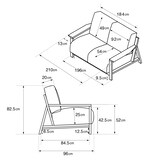 ソファ本体木製フレーム