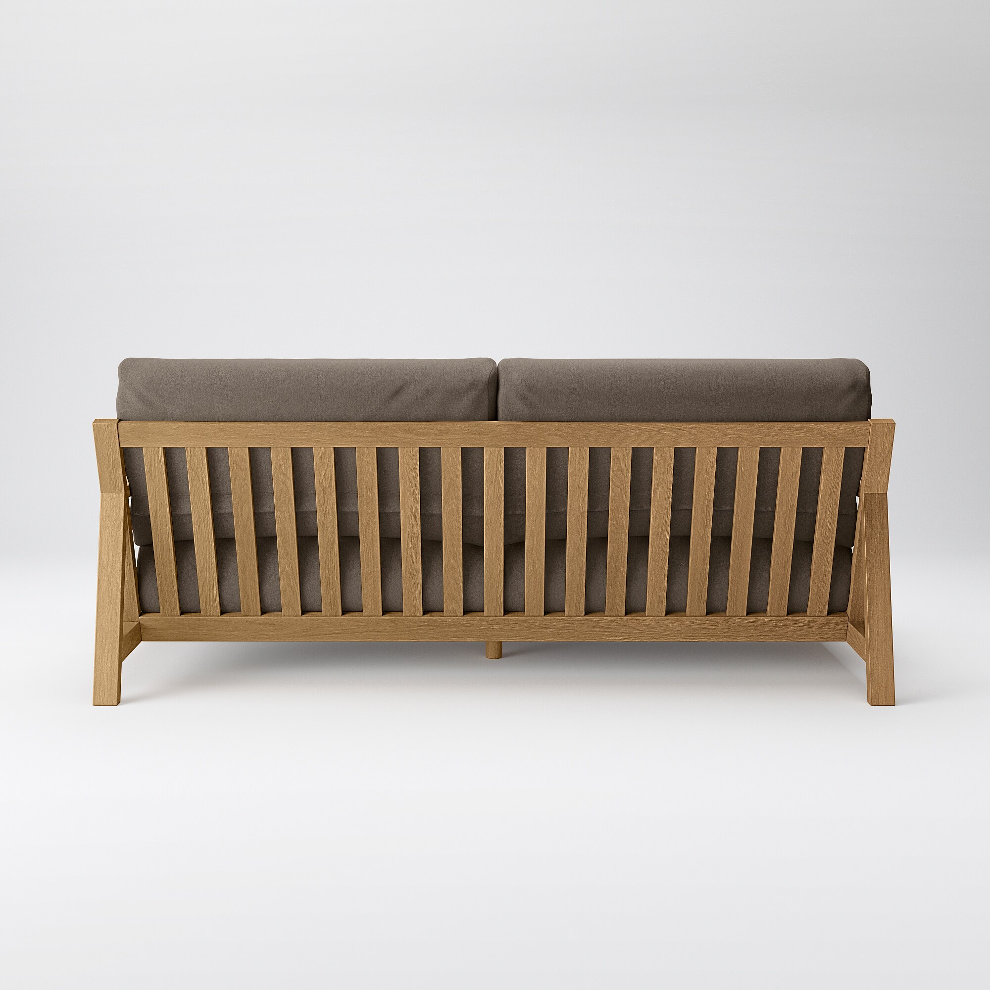 ソファ本体　木製フレーム用洗いざらし綿帆布カバー