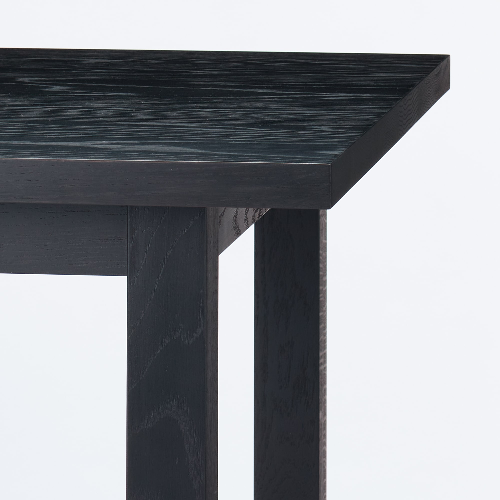 オーク無垢材ダイニングテーブル・長方形３