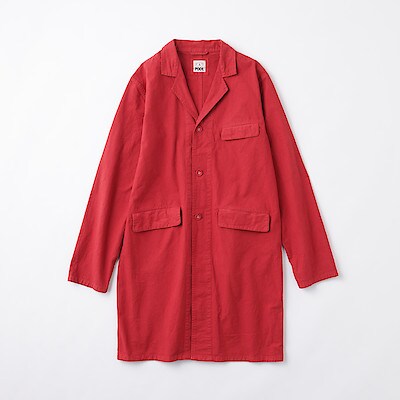 pool いろいろの服 コットンアトリエコート レッド ワンサイズ Idee ウェア アトリエコート 通販 無印良品 pool いろいろの服 コットンアトリエコート レッド ワンサイズ Idee ウェア アトリエコート 通販 無印良品