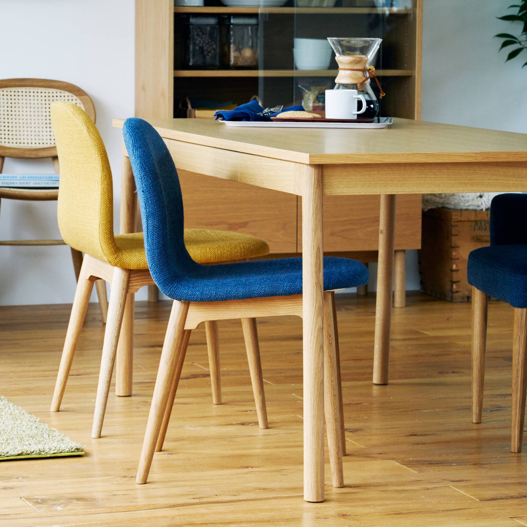 【美品】IDEE 無印良品 コショネチェア ダイニングチェア IDEE］COCHONNET CHAIR NAVY NA