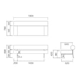 ［ＩＤＥＥ］ＤＩＶＡＮＣＯ　ＳＯＦＡ　Ｒ　ＢＬＡＣＫ／ＬＩＧＨＴ　ＧＲＡＹ