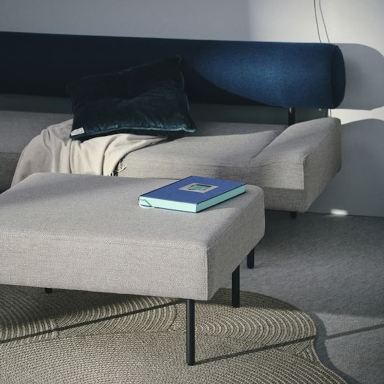 ［ＩＤＥＥ］ＤＩＶＡＮＣＯ　ＳＯＦＡ　Ｒ　ＮＡＶＹ／ＧＲＡＹ
