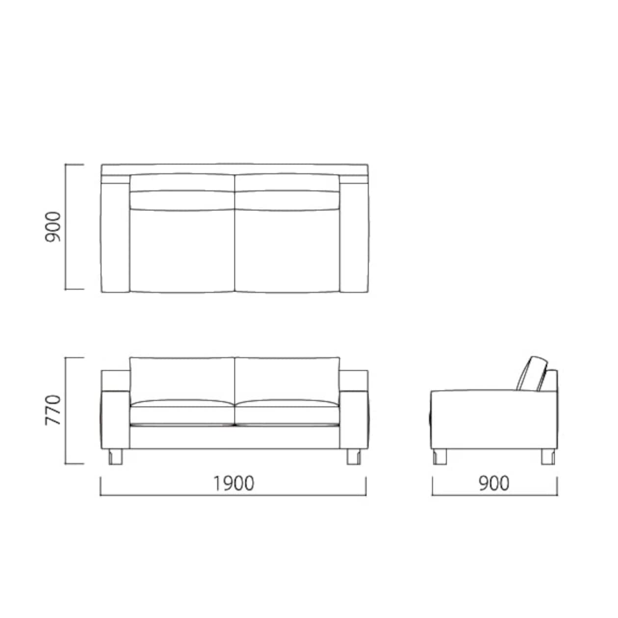 ＳＥＲＩＥＵＸ　ＳＯＦＡ　１９００　ＬＩＧＨＴ　ＣＨＯＣＯＬＡＴＥ