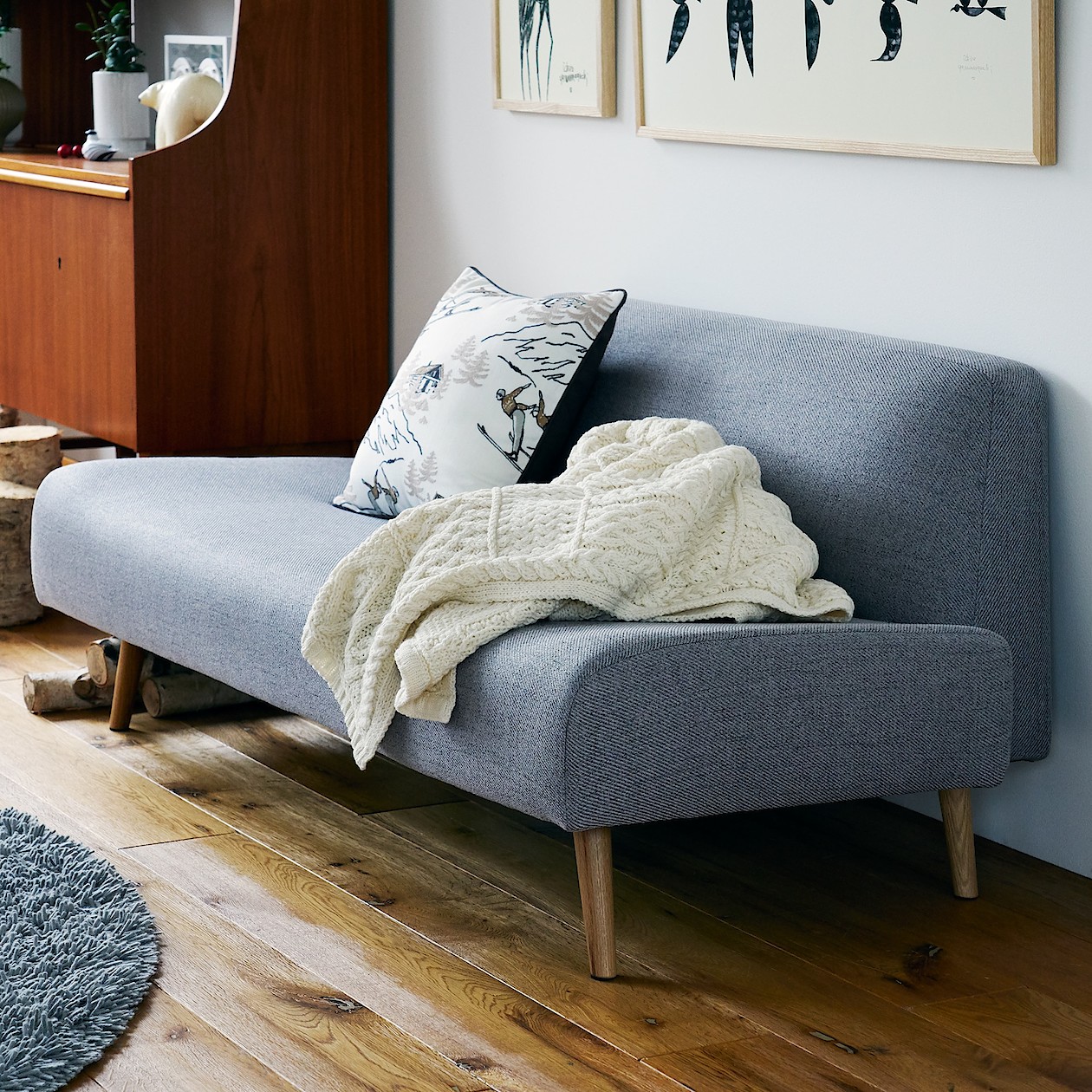 【美品】AO SOFA (2) Gray アーオ ソファ (2)グレー 無印良品