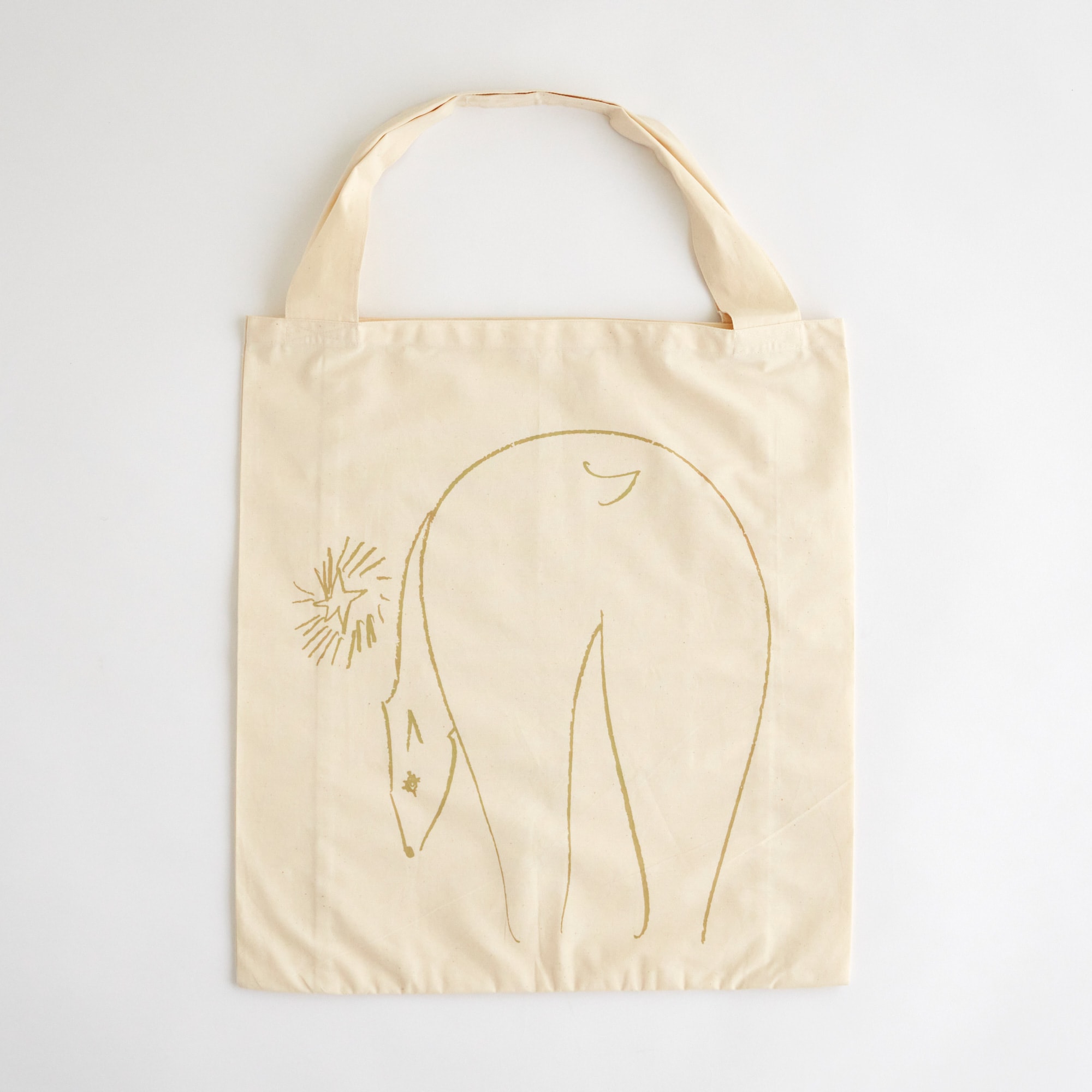 ［ＩＤＥＥ］オリジナル　山口一郎マルシェバッグ　どうぶつ