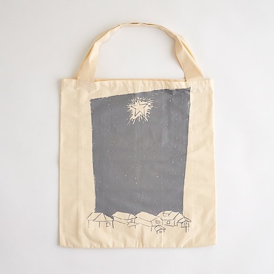 ［ＩＤＥＥ］オリジナル　山口一郎　マルシェバッグ　街