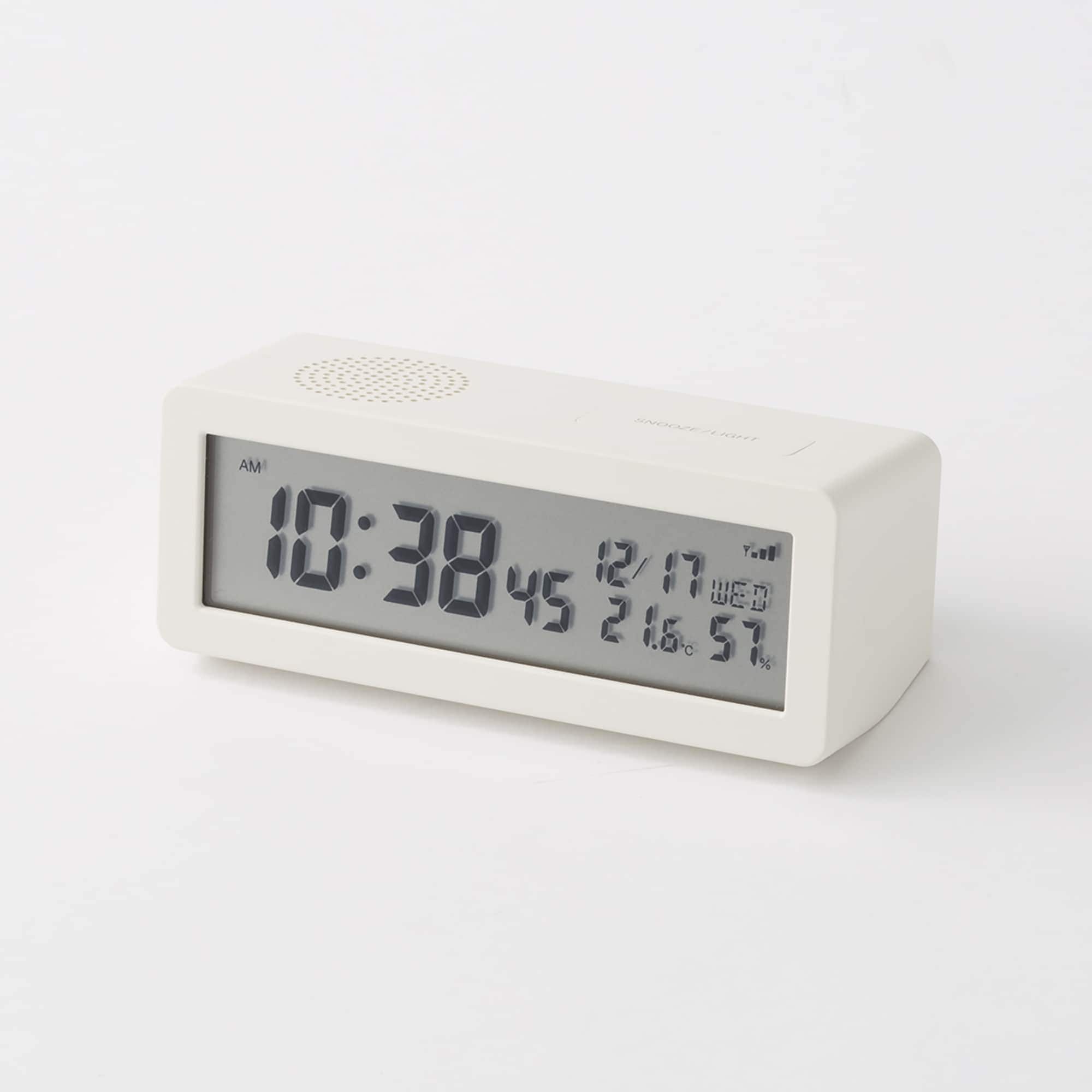 無印良品 デジタル電波時計（大音量アラーム機能付）ブラック 新品 Amazon.co.jp: 無印良品 デジタル電波時計(大音量アラーム機能付