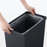 再生ポリプロピレン入りフタが選べるダストボックス