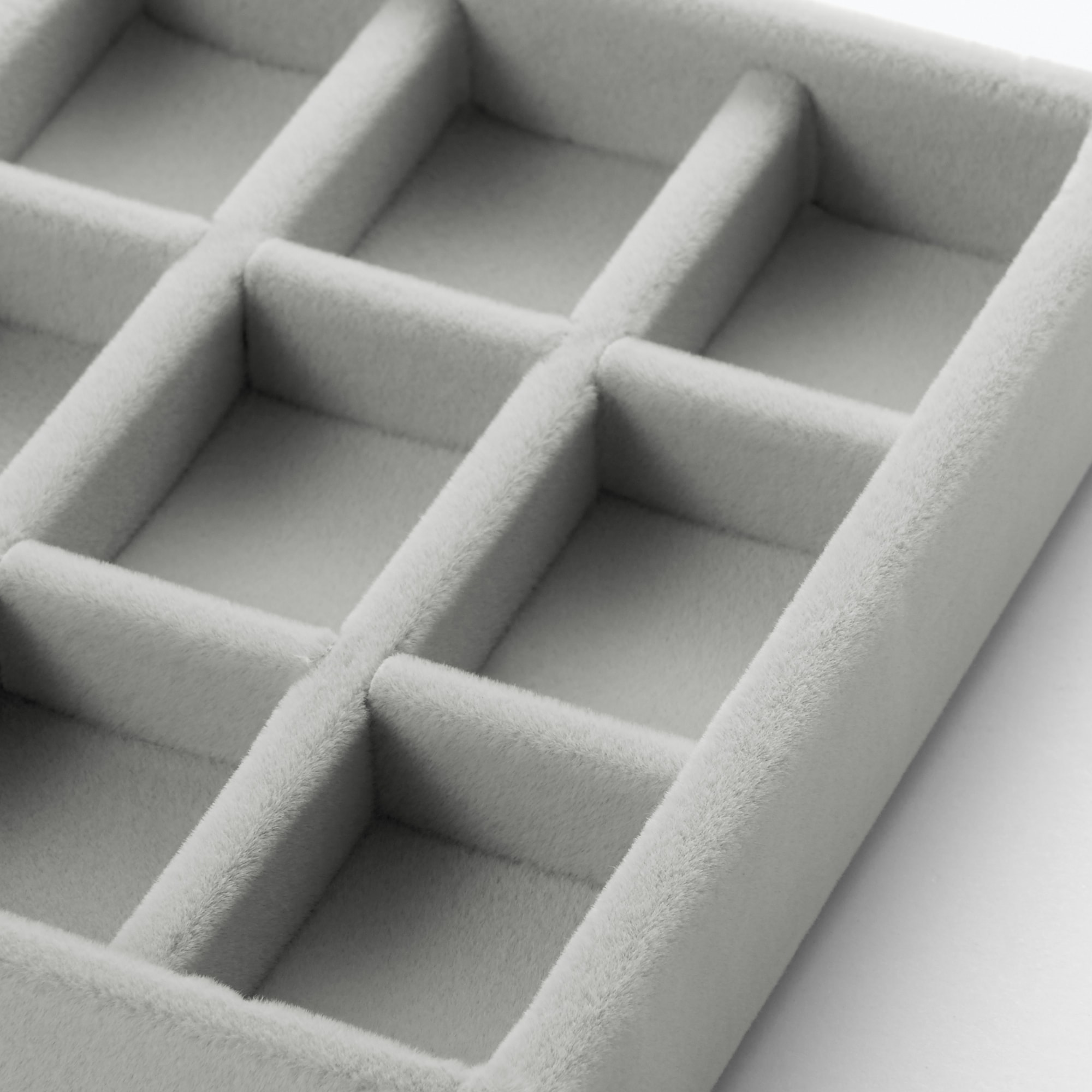 重なるベロアケース格子　アクリルケース用