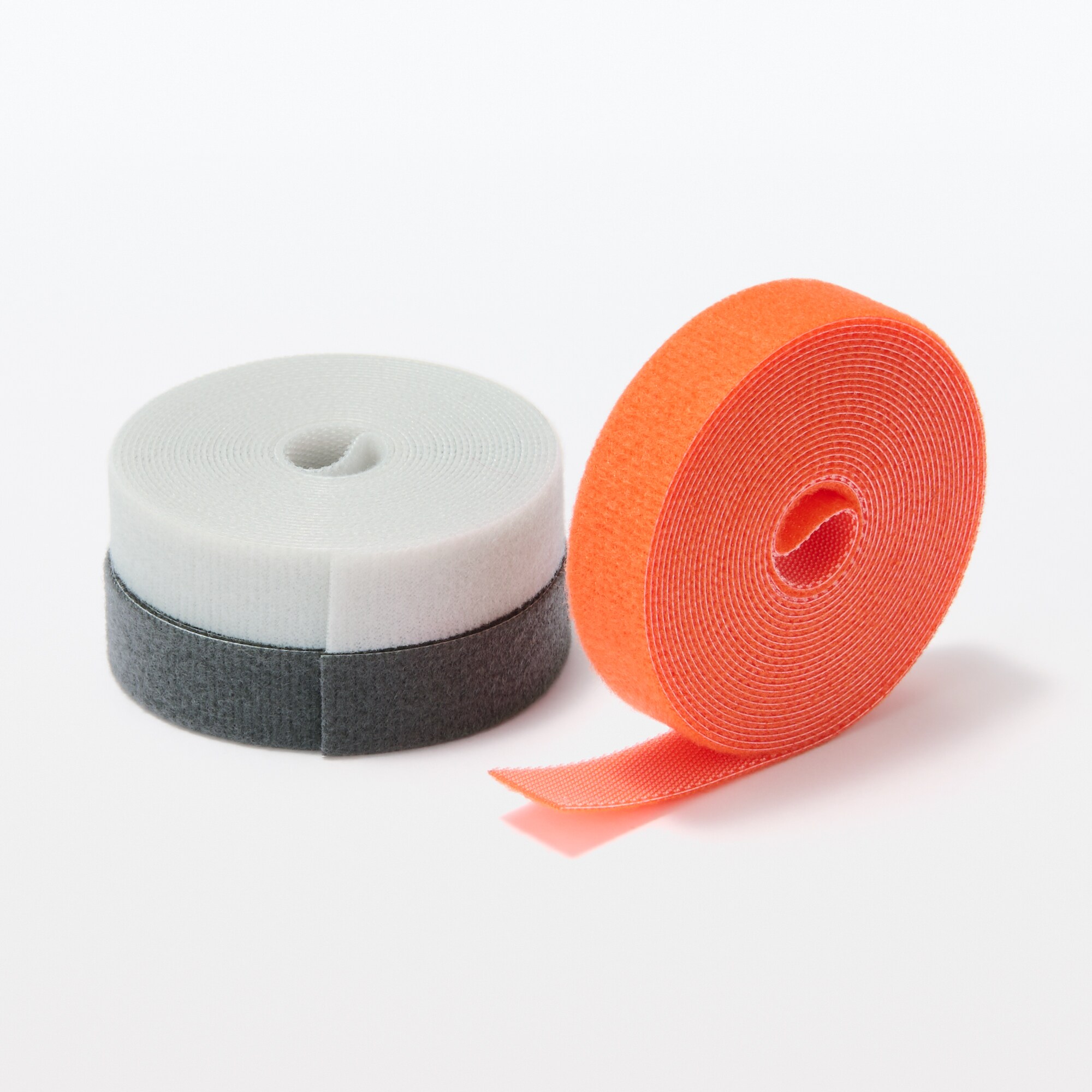 ミシン目入り結束テープ　ホワイトグレー