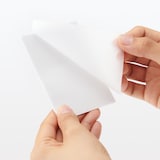 貼ったまま読める透明付箋紙