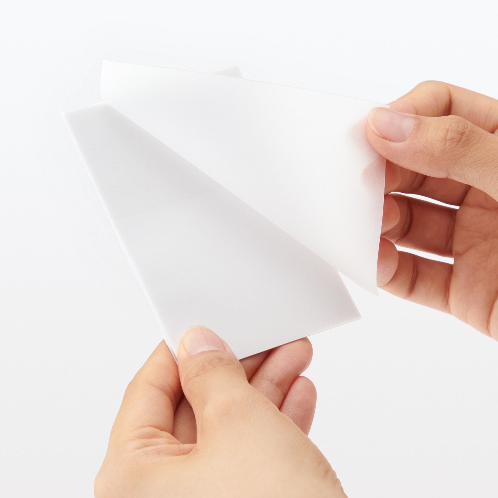 貼ったまま読める透明付箋紙