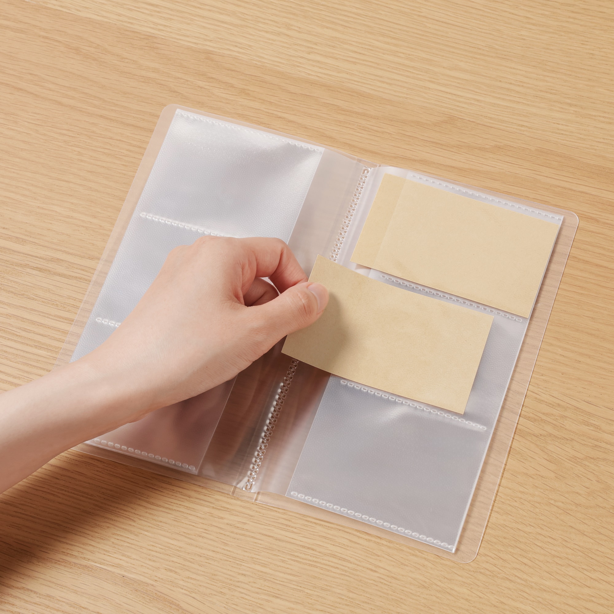 ポリプロピレンカードホルダー・サイド収納