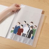 ポリプロピレンソフトフィルムクリアホルダー