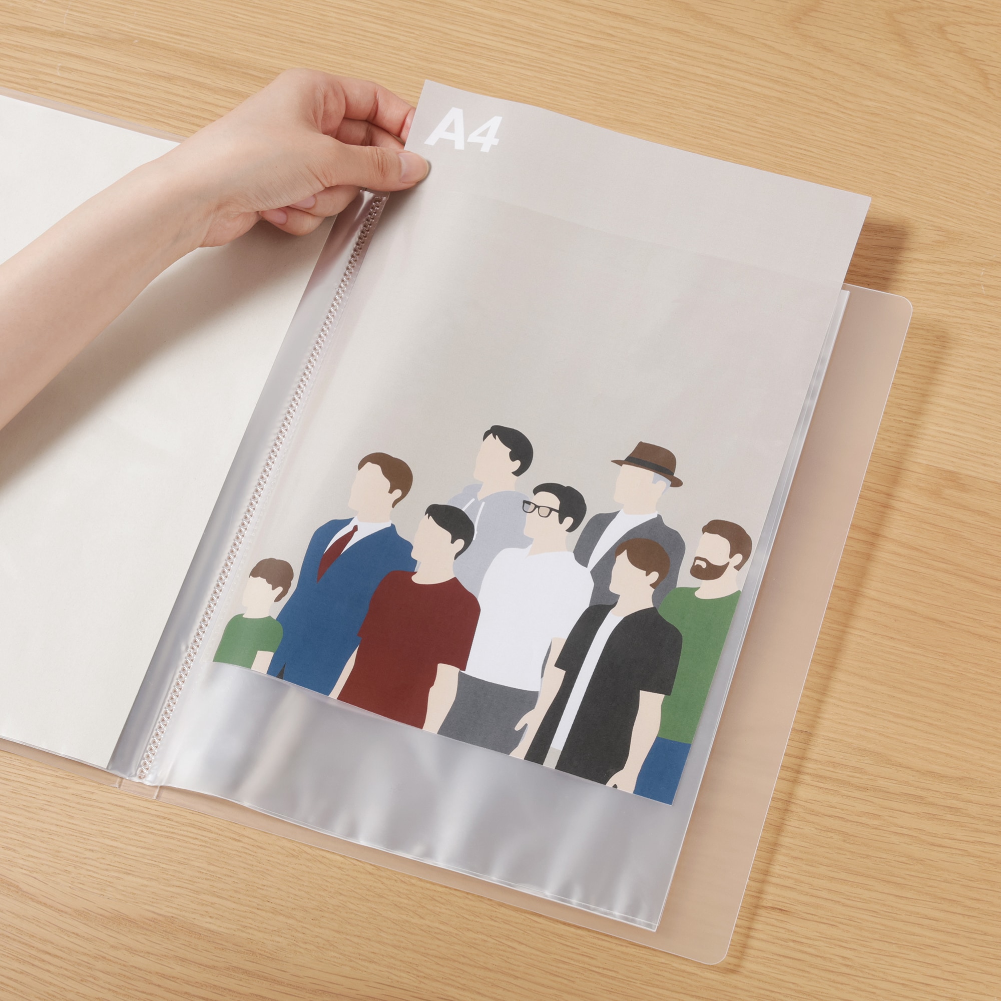 ポリプロピレンソフトフィルムクリアホルダー