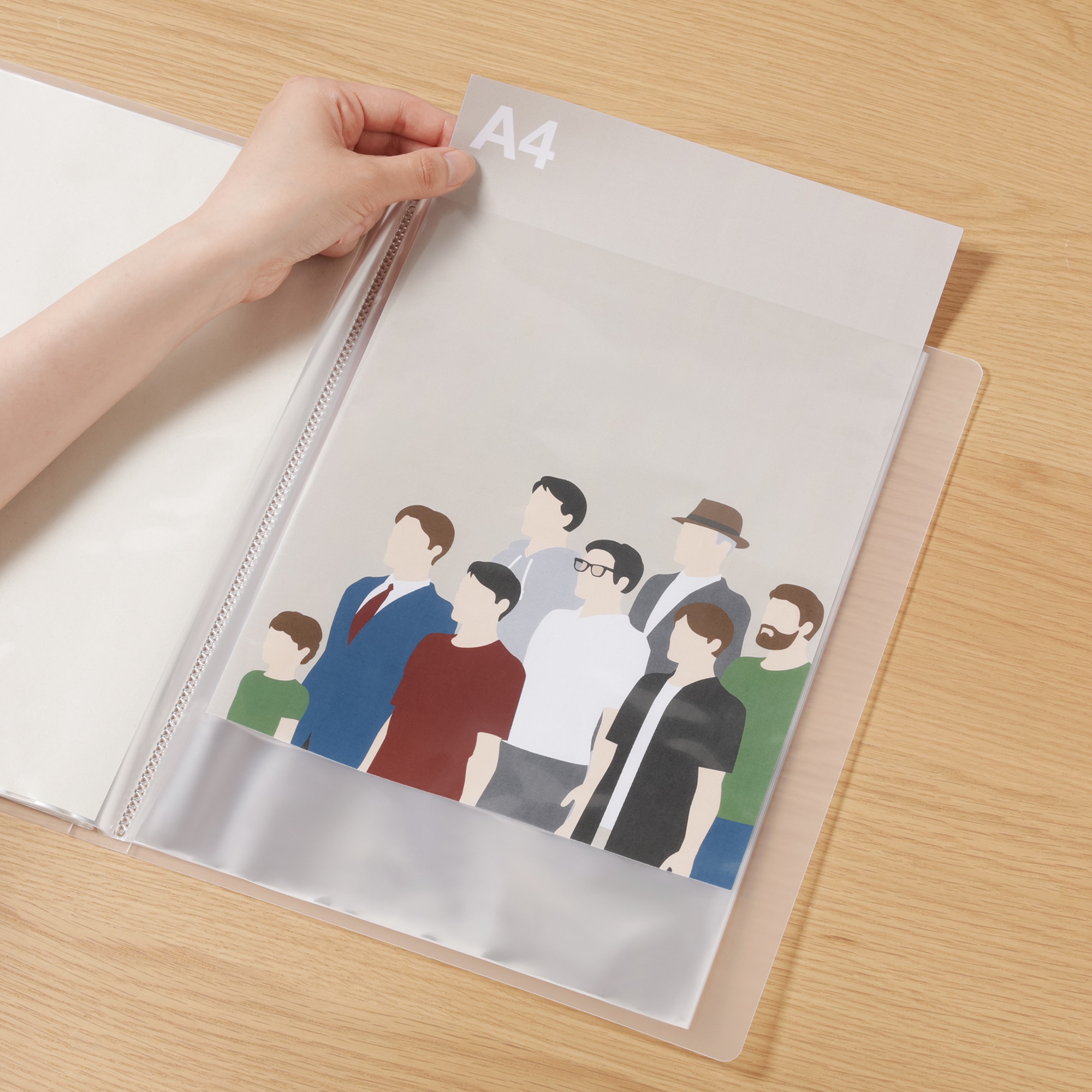 ポリプロピレンソフトフィルムクリアホルダー