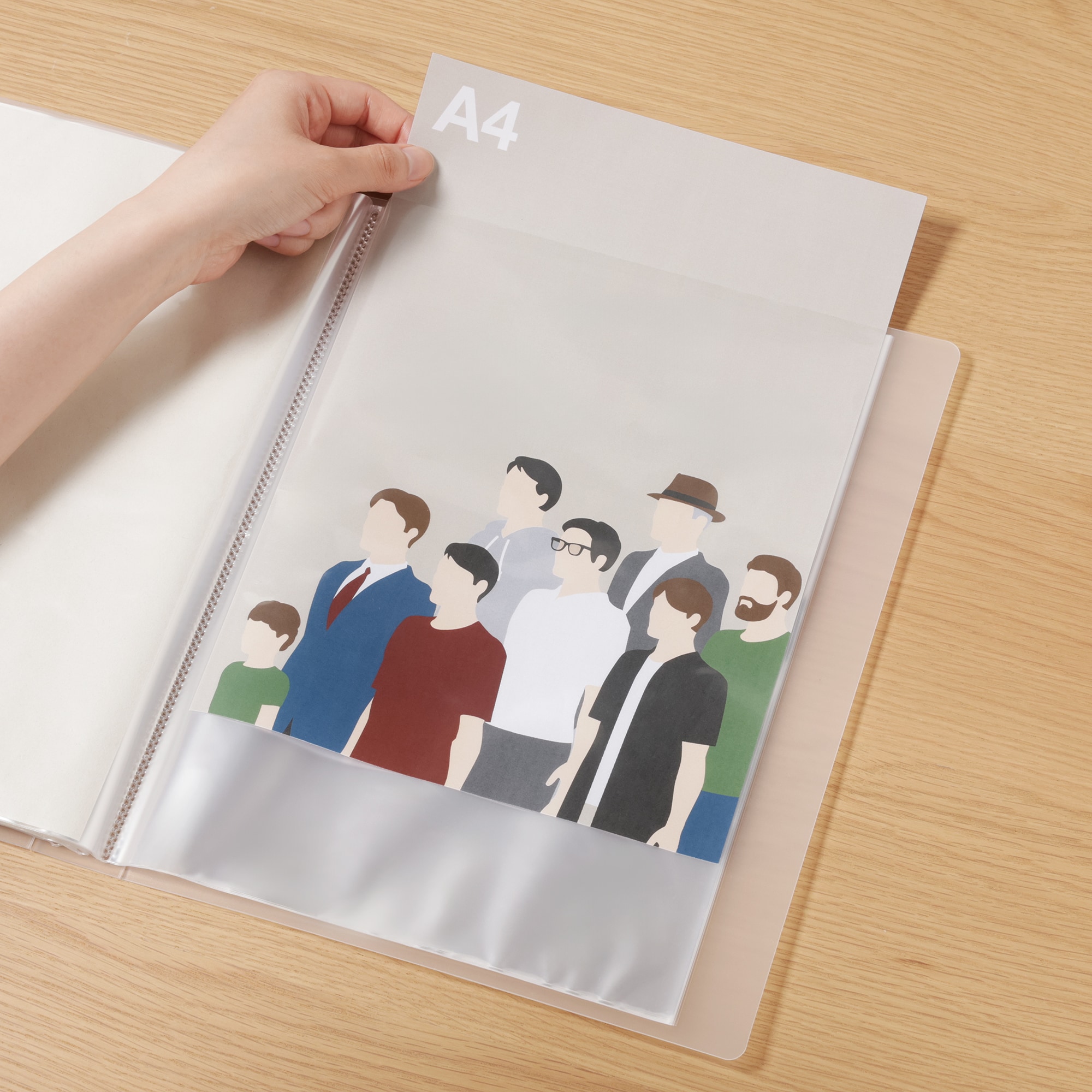 ポリプロピレンソフトフィルムクリアホルダー