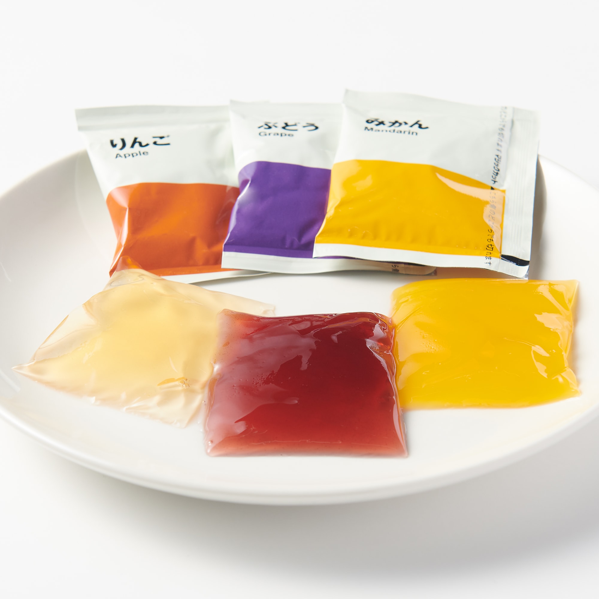 冷やしておいしい 果汁100％ゼリー 3種のフルーツ | 無印良品