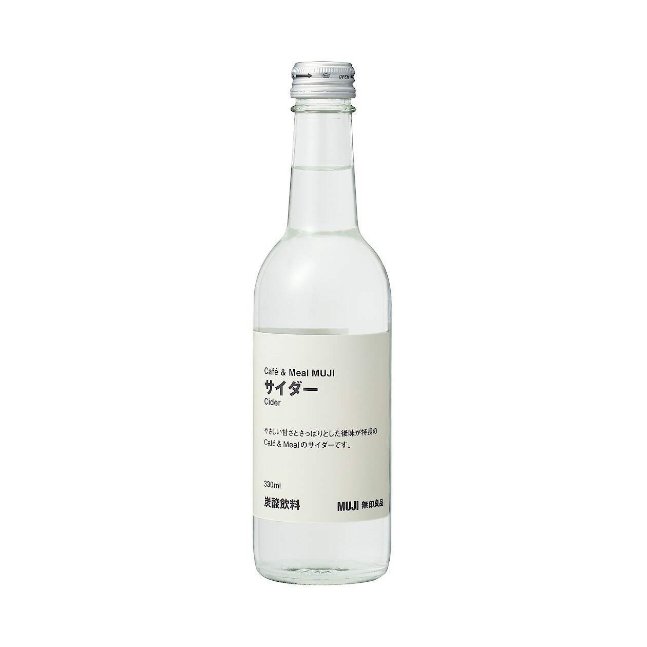 cafe meal muji サイダー 330ml ジュース ソフトドリンク ボトルドリンク 通販 無印良品 cafe meal muji サイダー 330ml ジュース ソフトドリンク ボトルドリンク 通販 無印良品