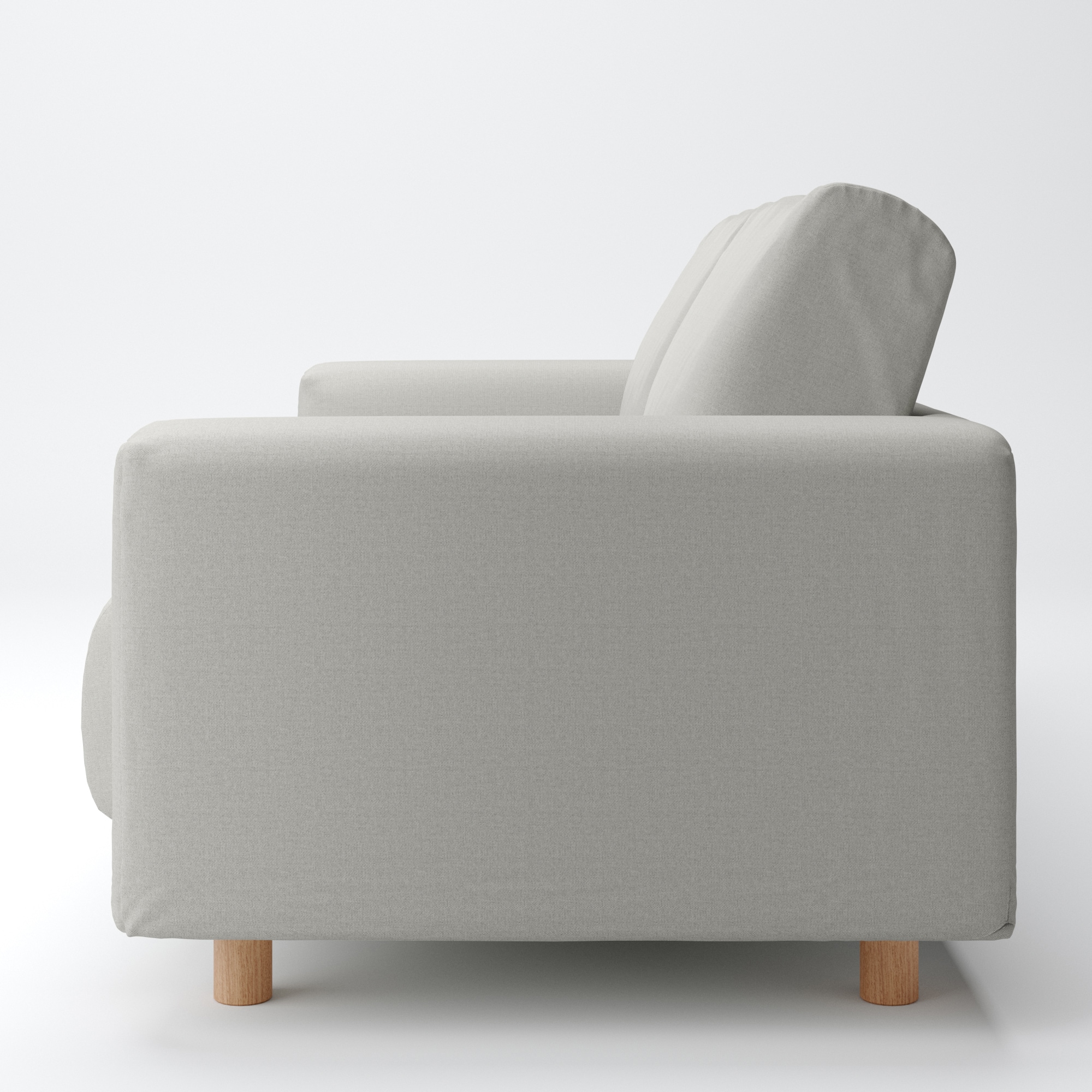 綿帆布　ソファ本体　２．５シーター　ウレタンポケットコイル用カバー