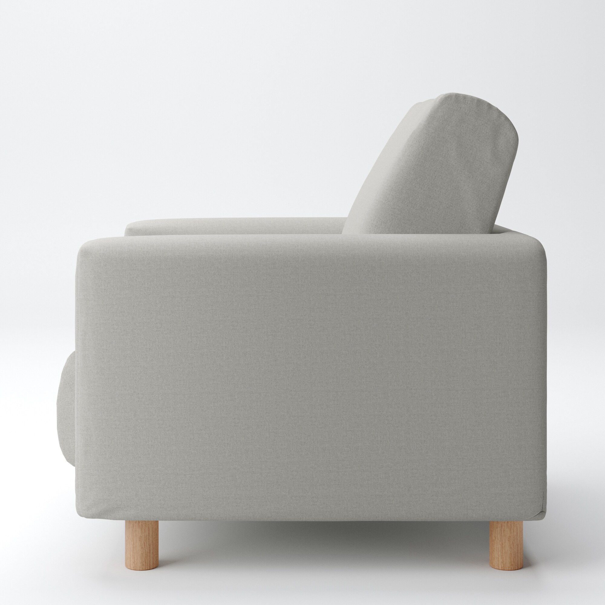 綿帆布　ソファ本体　１シーター　ウレタンポケットコイル用カバー