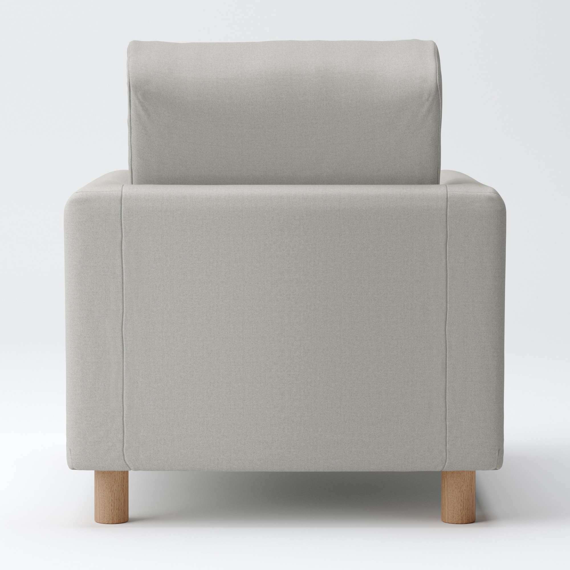 綿帆布　ソファ本体　１シーター　ウレタンポケットコイル用カバー