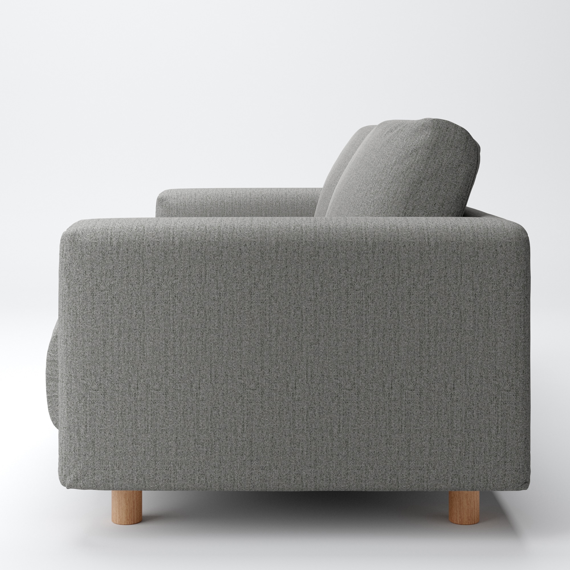 綿帆布 ソファ本体 2．5シーター フェザーポケットコイル用カバー