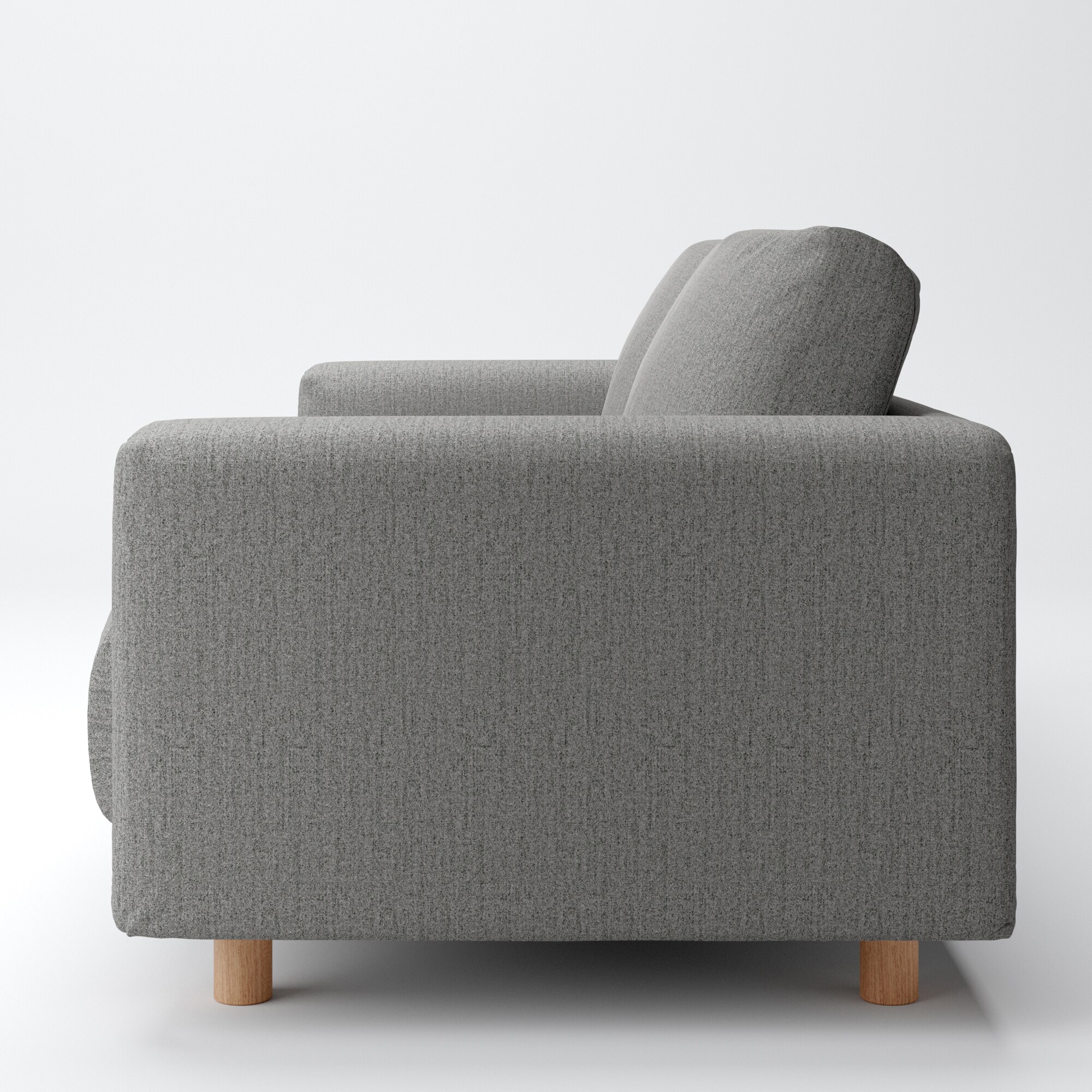 綿帆布　ソファ本体　２．５シーター　フェザーポケットコイル用カバー