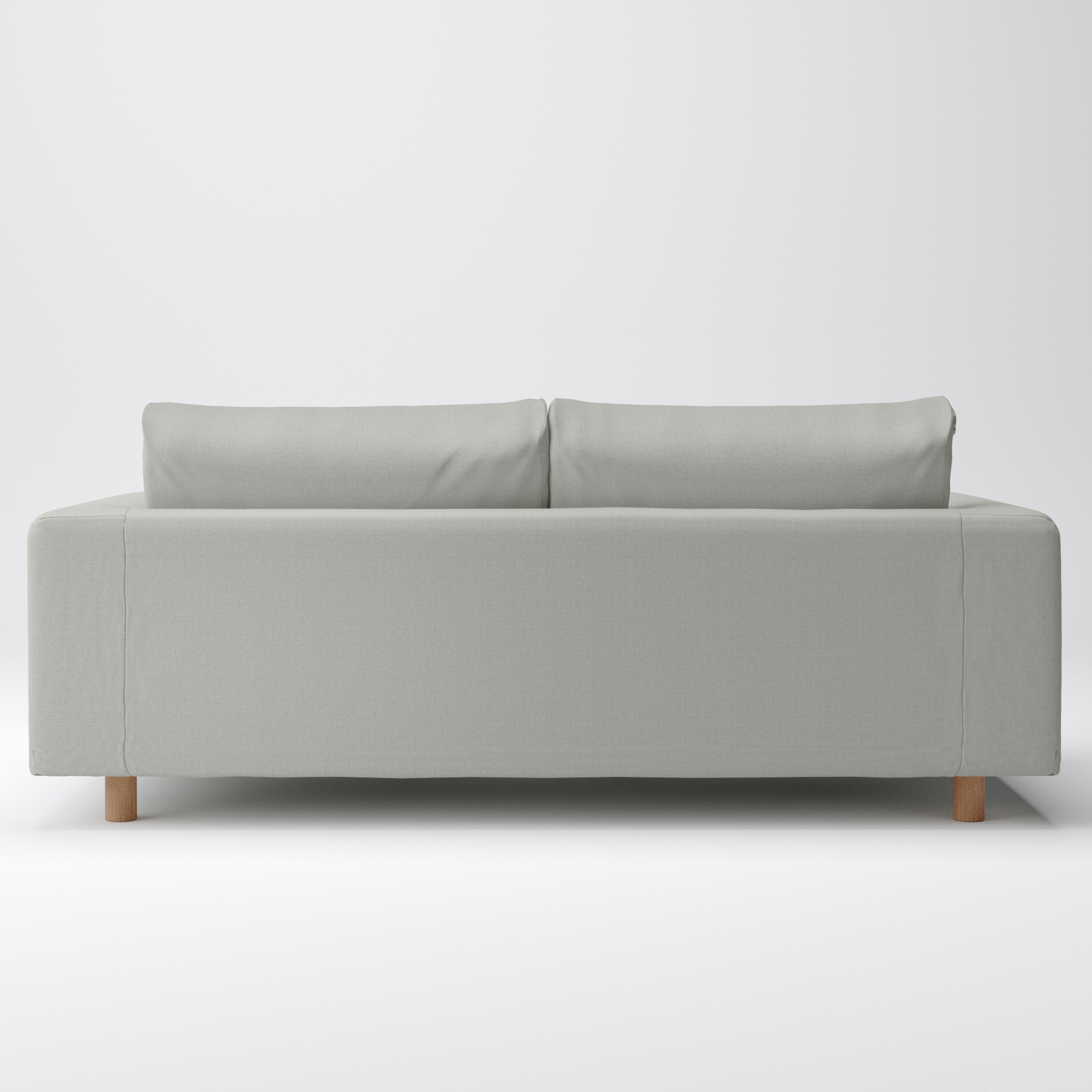 綿帆布　ソファ本体　２．５シーター　フェザーポケットコイル用カバー