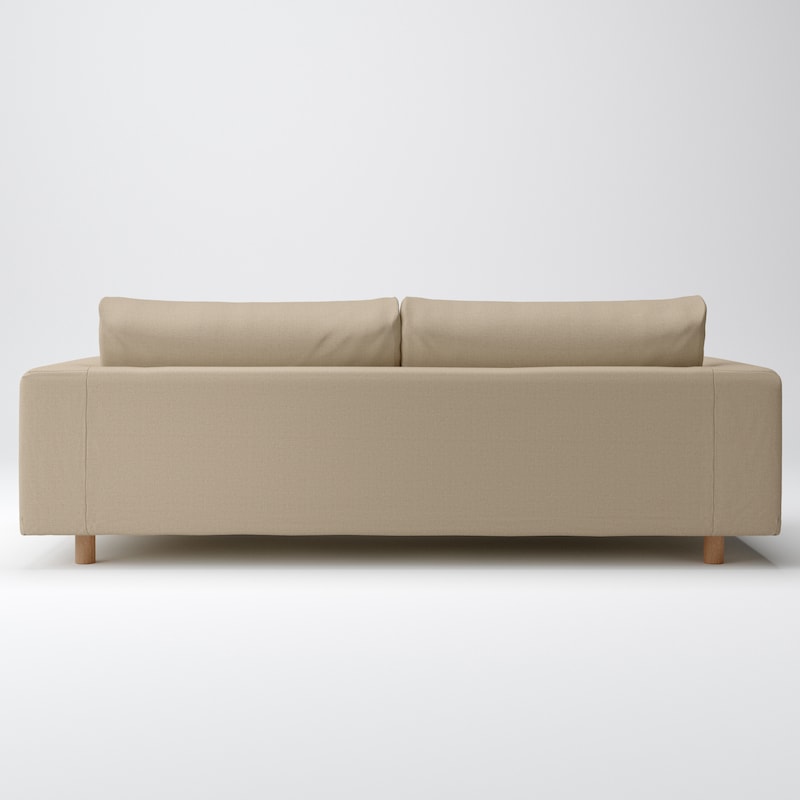 綿帆布 ソファ本体 3シーター フェザーポケットコイル用カバー | 無印良品 