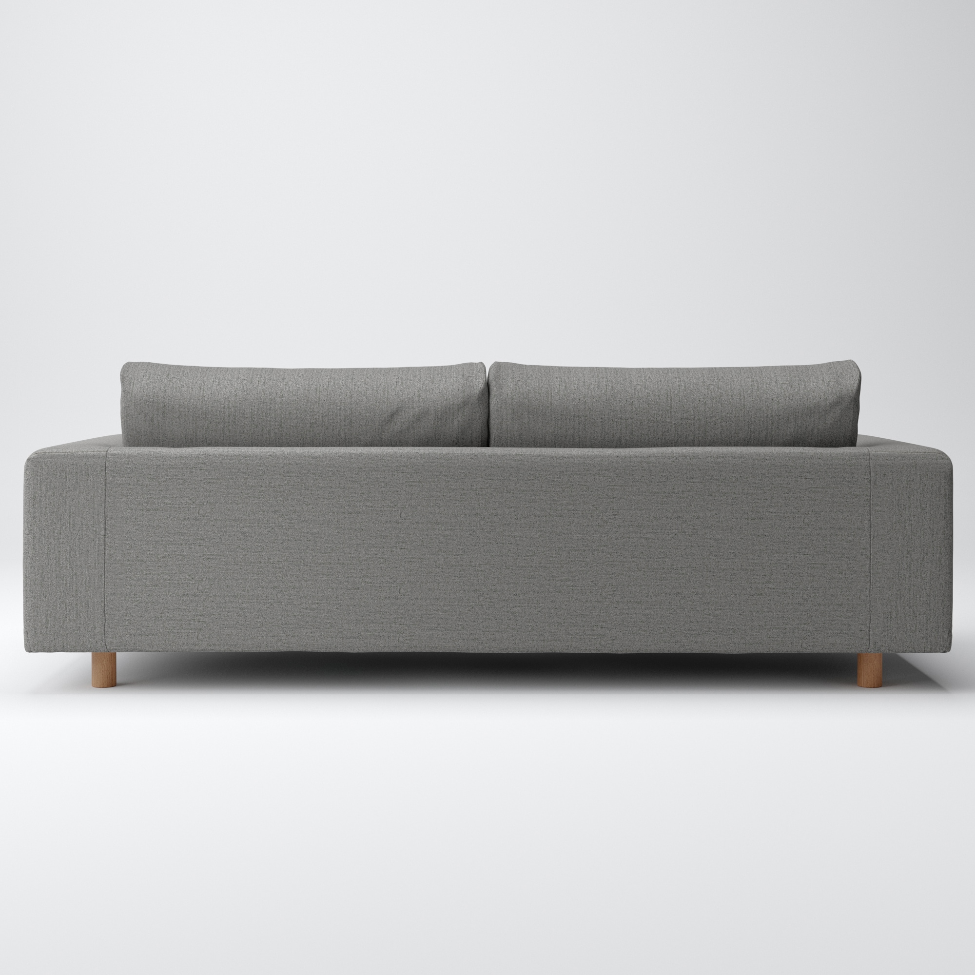 綿帆布　ソファ本体　３シーター　フェザーポケットコイル用カバー