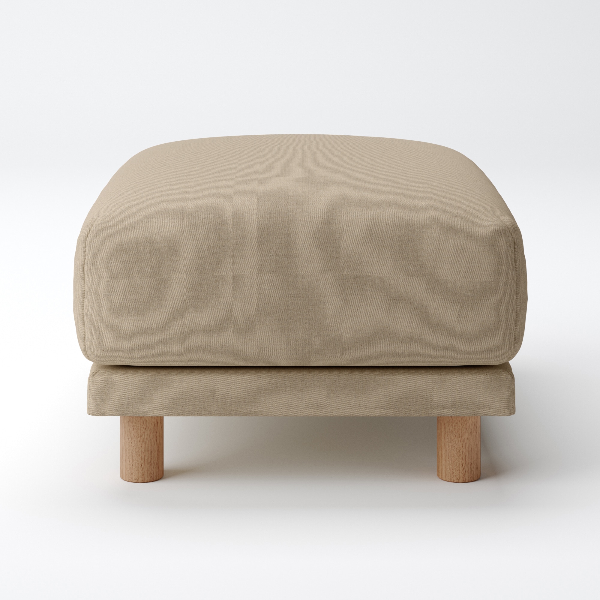 綿帆布　ソファ本体　オットマン　ウレタンポケットコイル用カバー