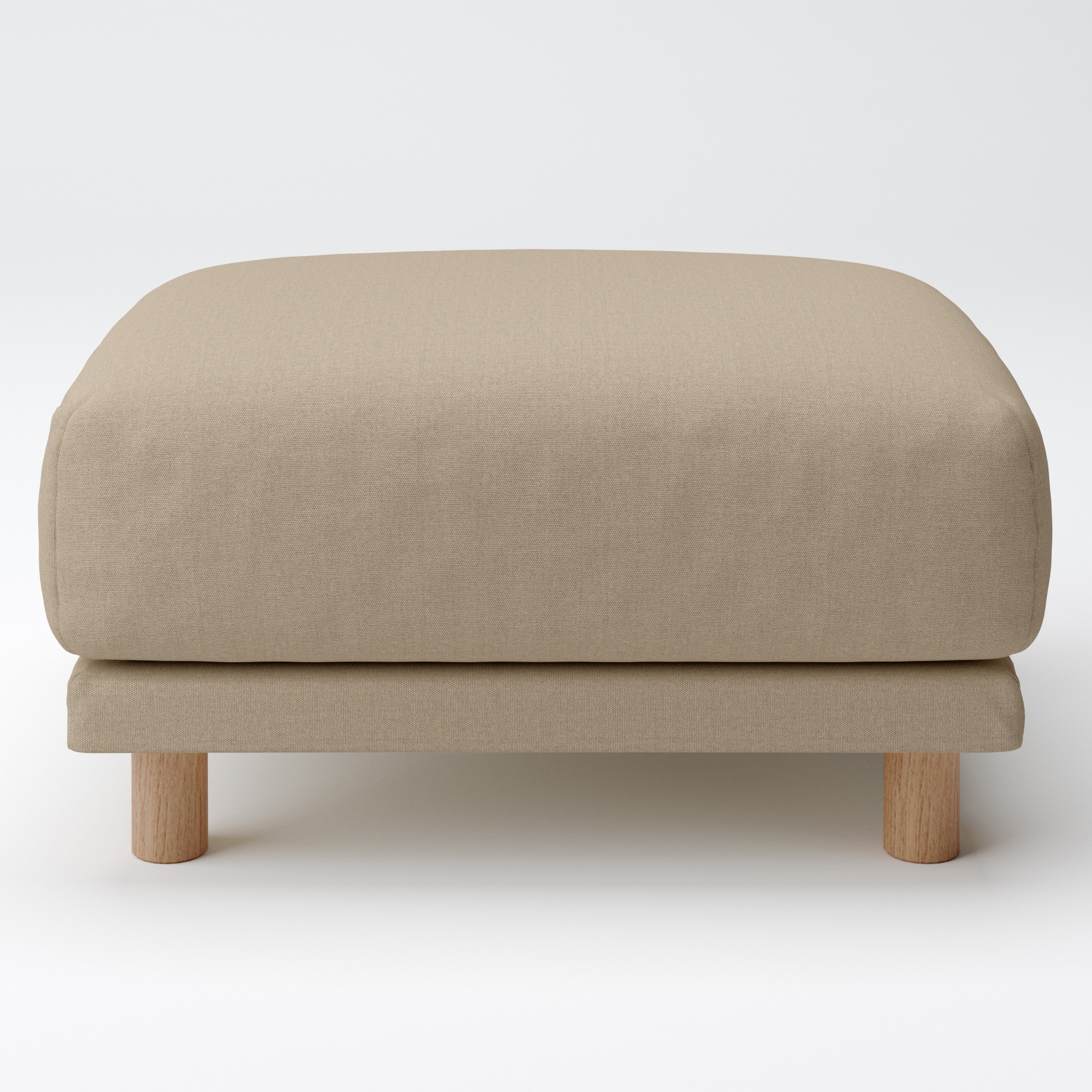 綿帆布　ソファ本体　オットマン　ウレタンポケットコイル用カバー