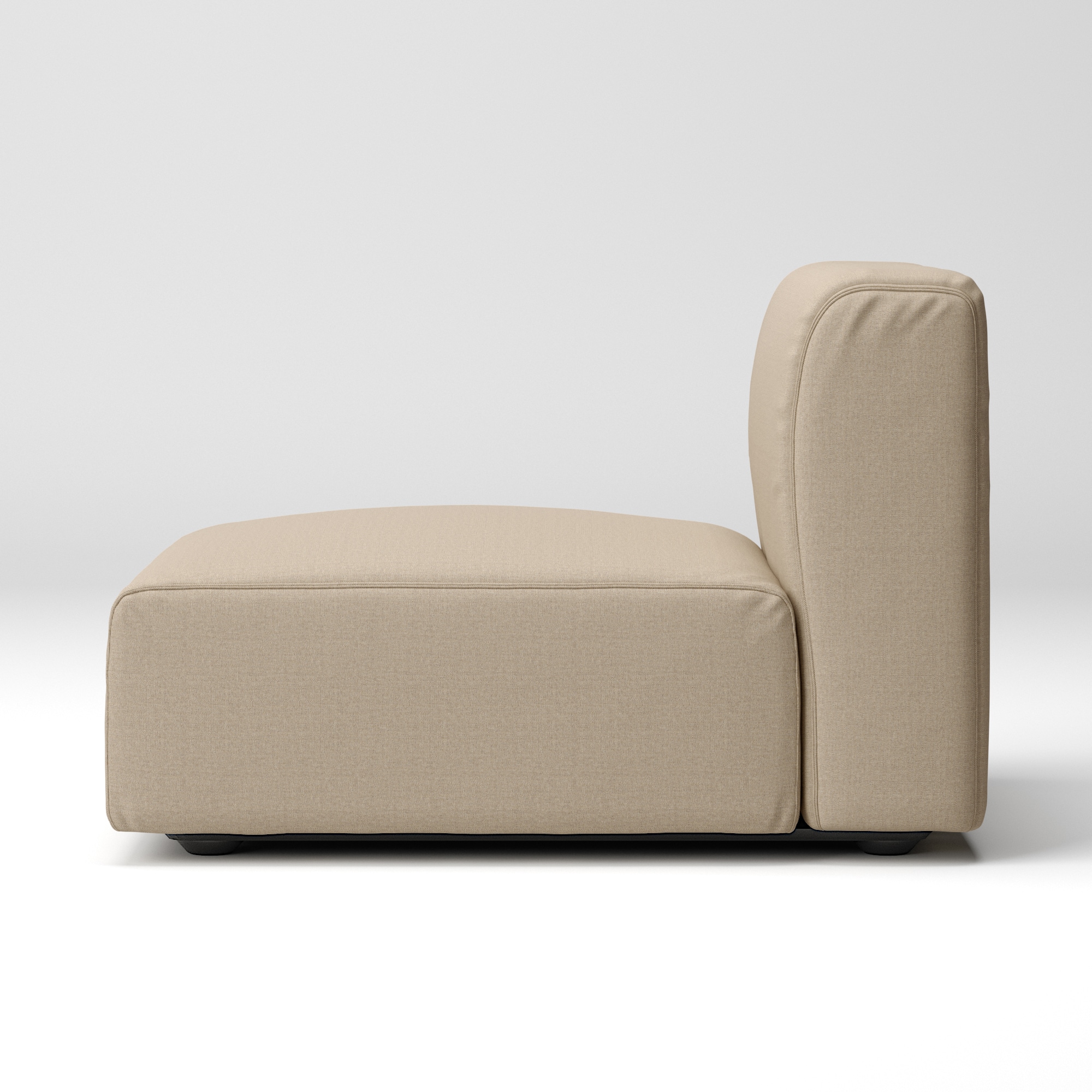 綿帆布　ユニットソファ　アームレス　大　幅７７ｃｍ用カバー