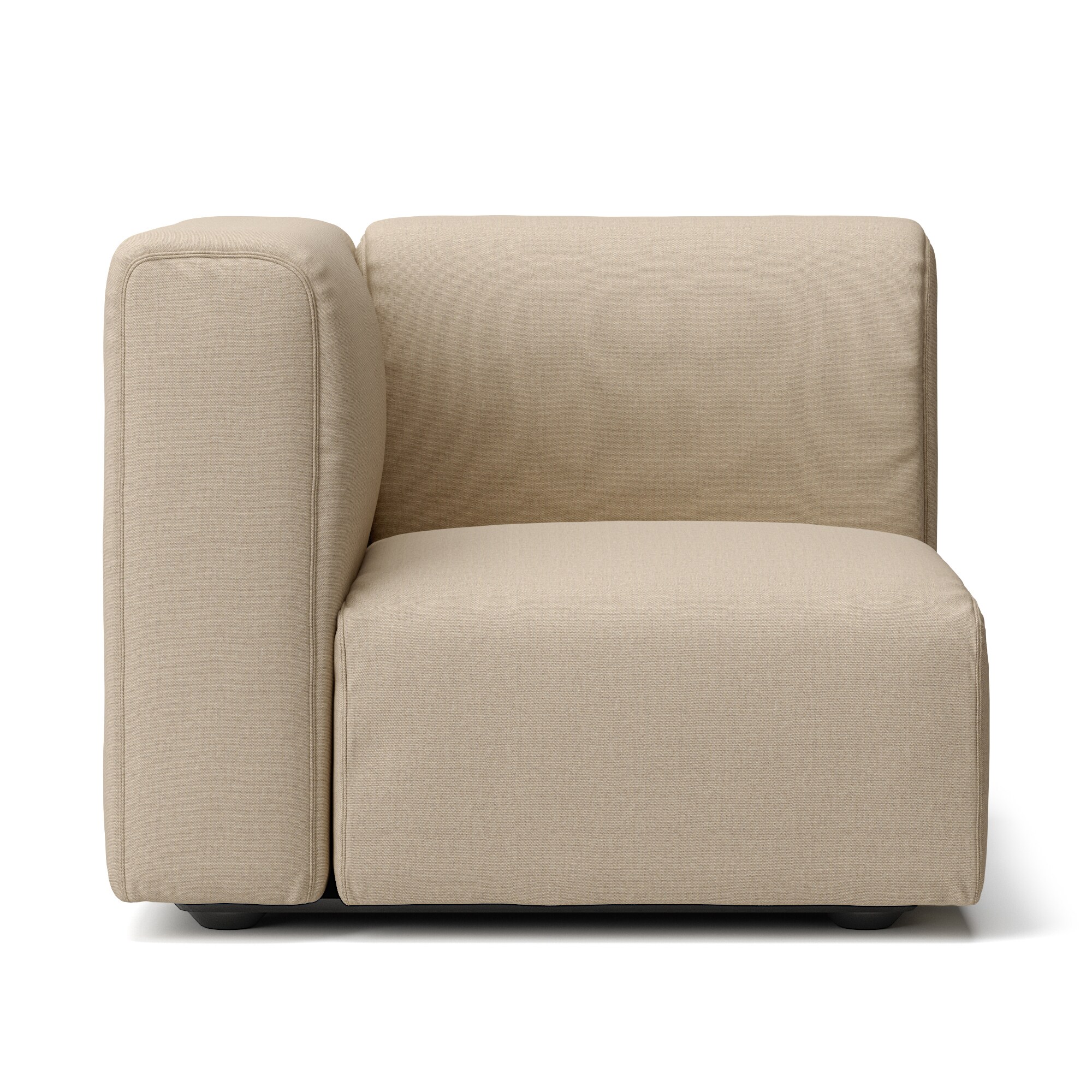 綿帆布 ユニットソファ アーム付 小用カバー | 無印良品