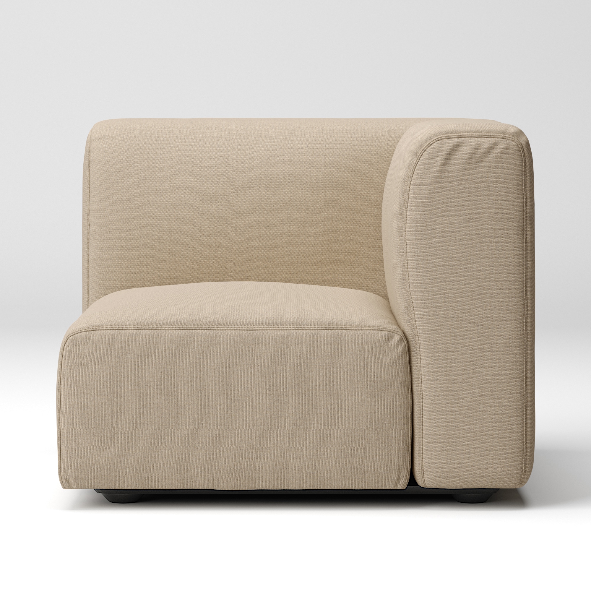 綿帆布　ユニットソファ　アーム付　小用カバー